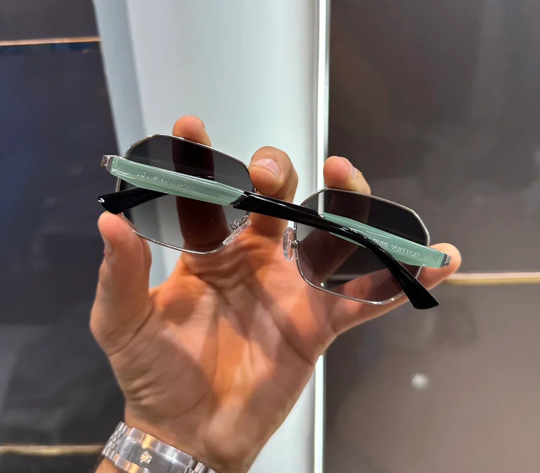 Black Green Luxury Shade Unisex Sunglasses