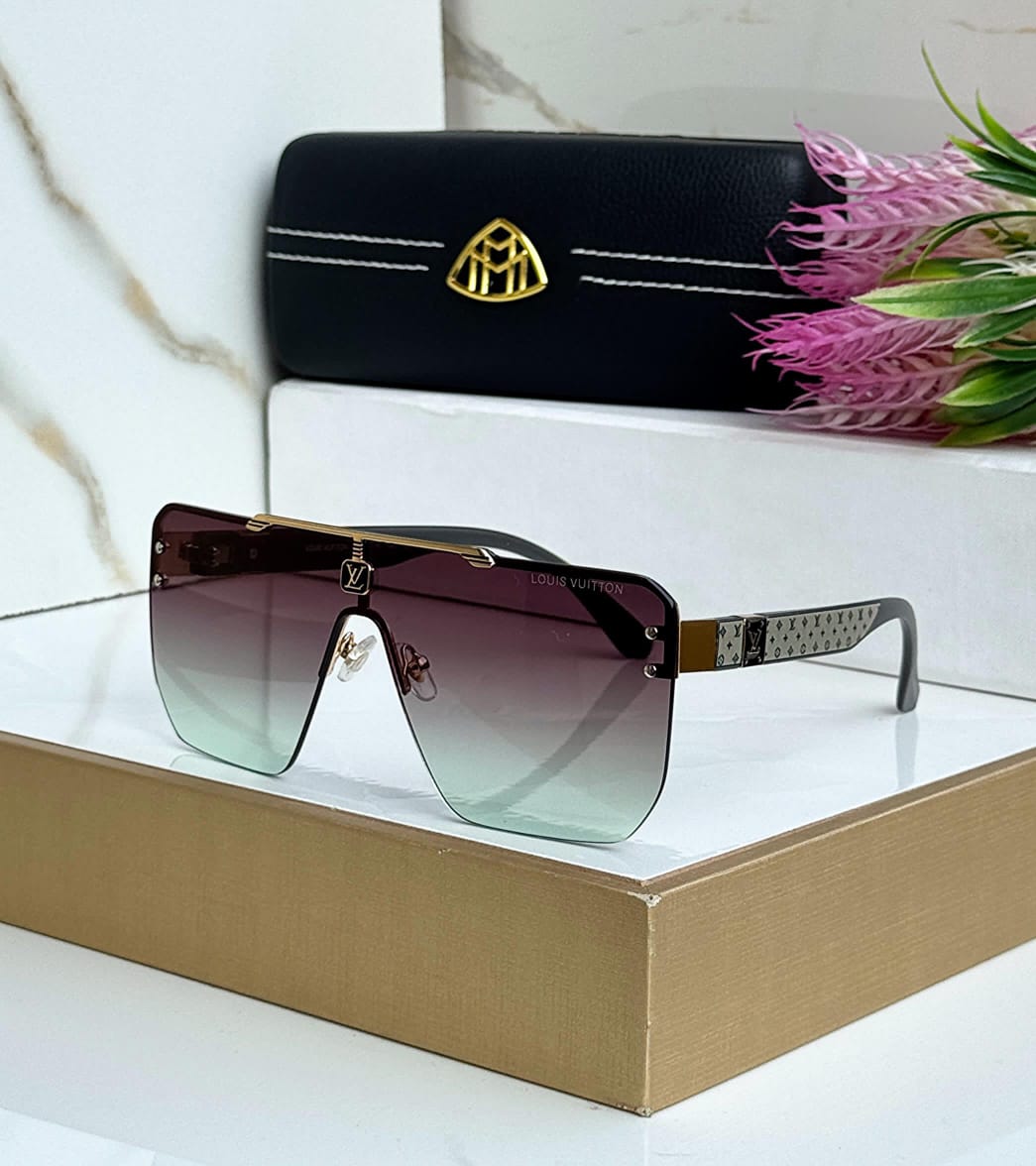 Oversized Frame Aviator Sunglasses for Men