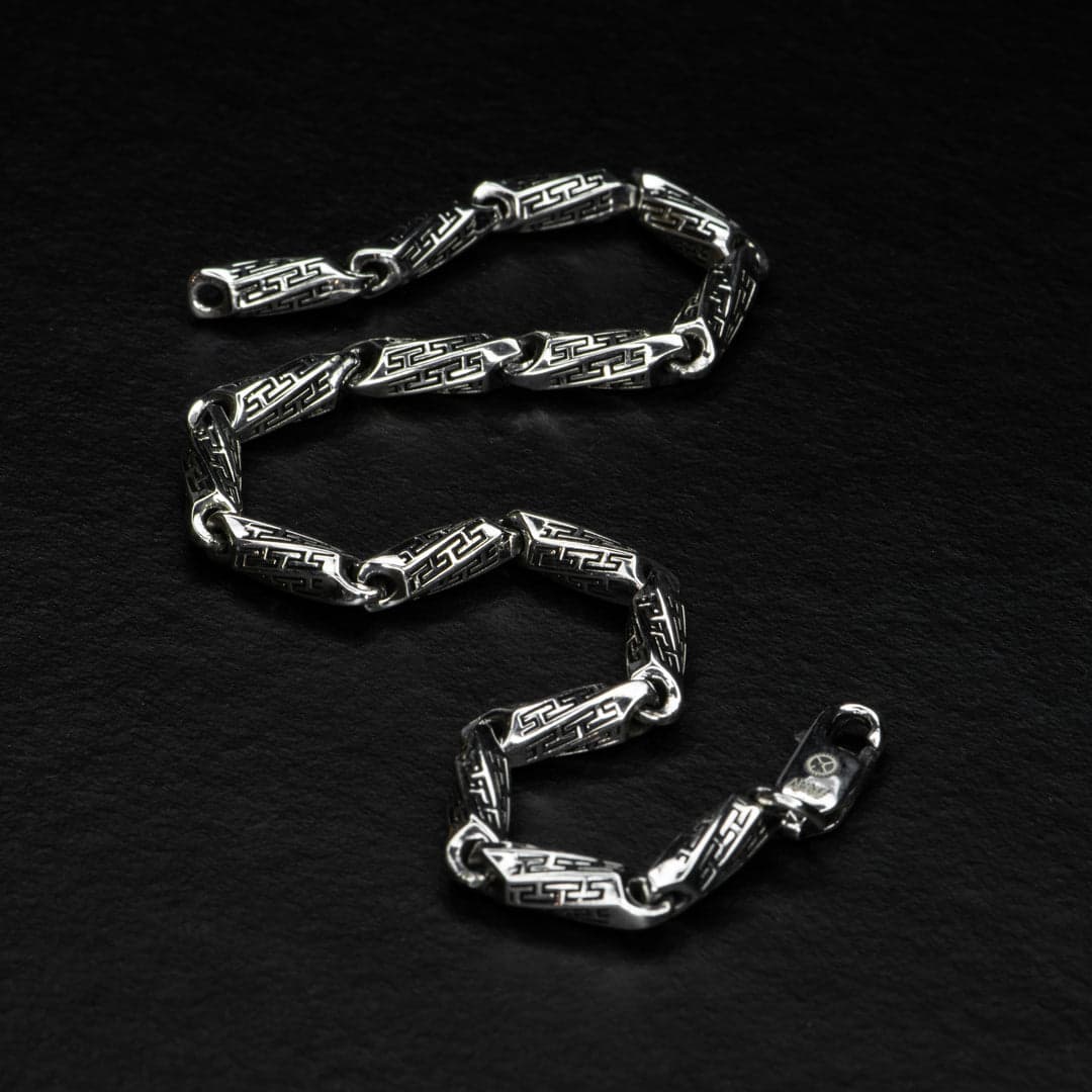 Hand Engraved Vintage Oxidized Bracelet | Sterling Silver Bracelet | With Certificate of Authenticity and Hallmark