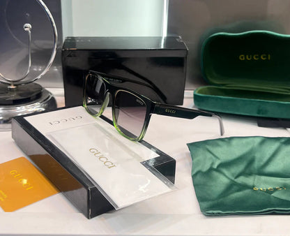 Black Green Luxury Shade Sunglasses