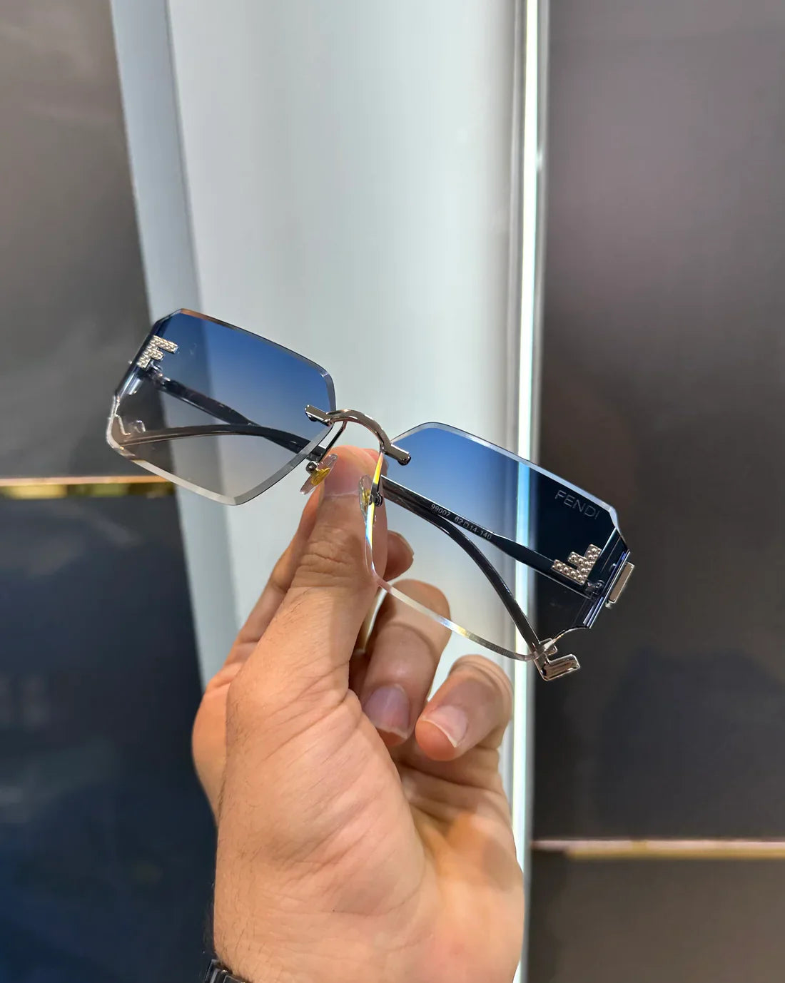 Dual Shade Metal Luxury Sunglasses