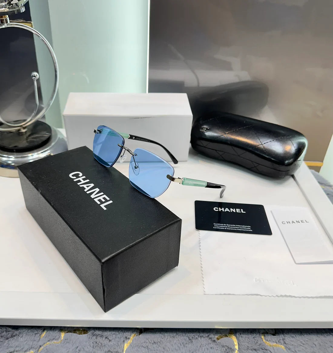 Sky Blue Luxury Shade Sunglasses