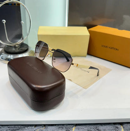 Black Cream Luxury Shade Sunglasses