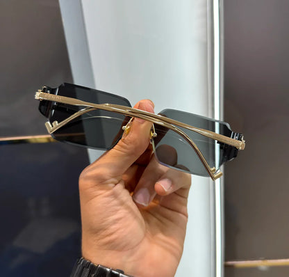 Black Shade Metal Luxury Sunglasses