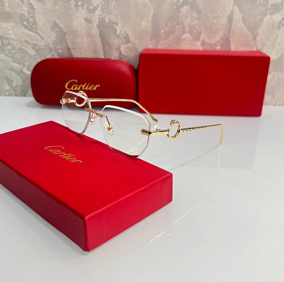 Transparent Jaguar Crazy Luxury Shade Sunglasses