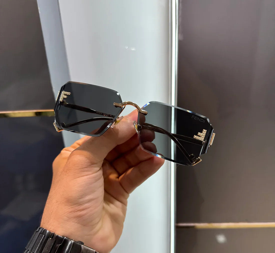 Black Shade Metal Luxury Sunglasses