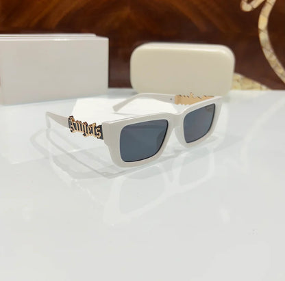 White Luxury With Premium Sunglasses