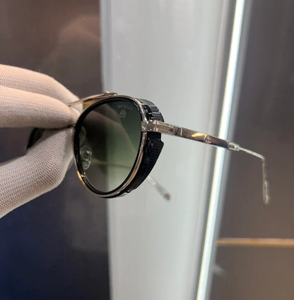 Green Metal Luxury Shade Glasses