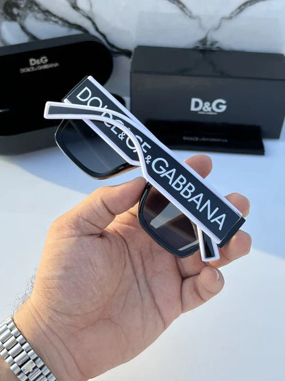 Black White Luxury Shade Unisex Glasses