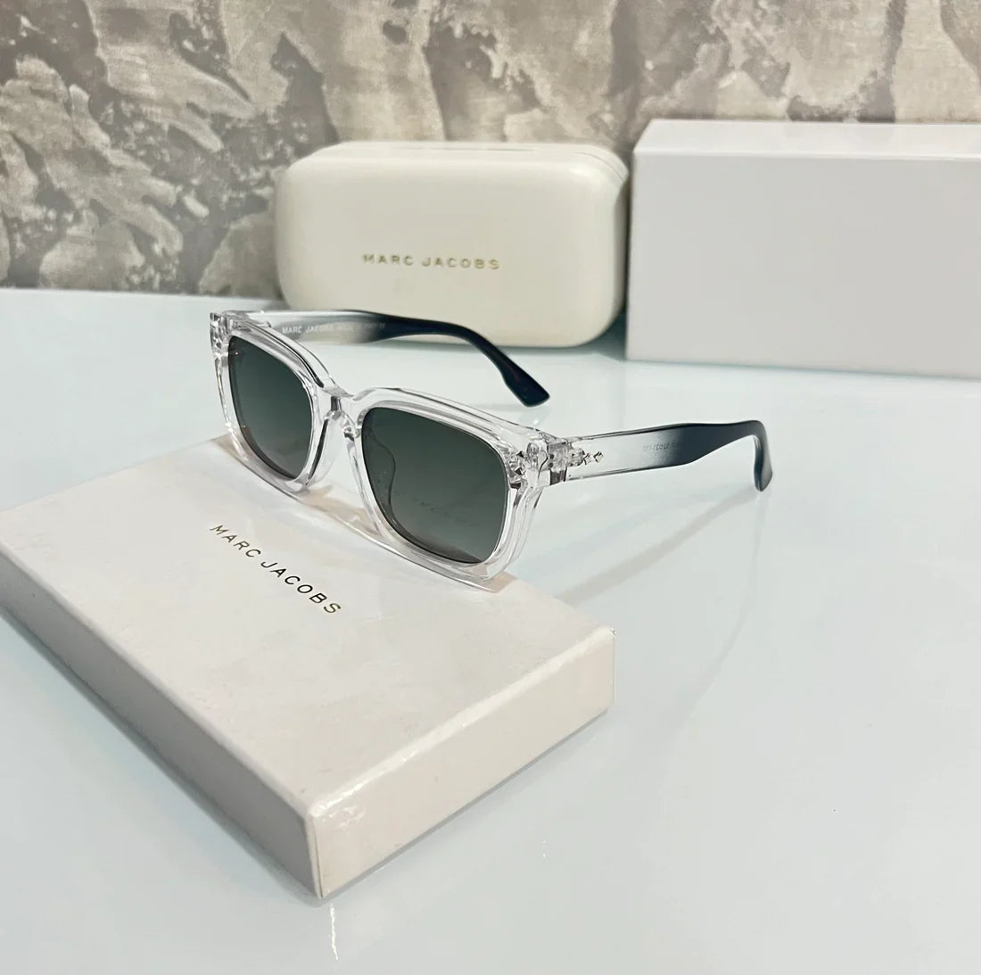 Transparent Dual Luxury Shade Sunglasses