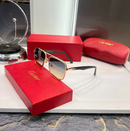 Gold Green New Luxury Shade Unisex Sunglasses