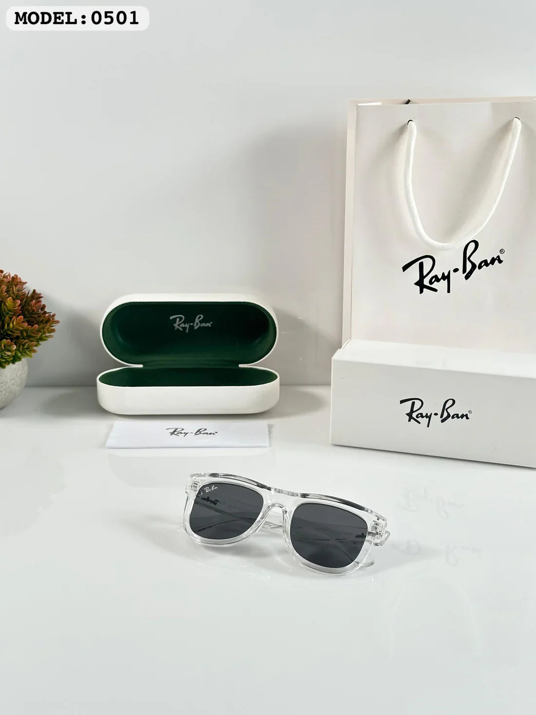 Transparent Luxury Shade Sunglasses