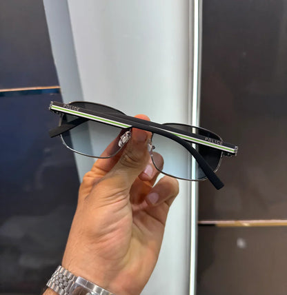 Black Green Luxury Shade Sunglasses