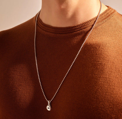 Gental Gems by Karat Kings | Unique Designed Evil Eye Pendant |  Sterling Silver Pendant