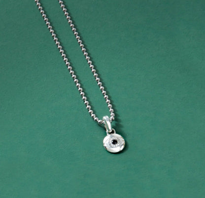 Gental Gems by Karat Kings | Unique Designed Evil Eye Pendant |  Sterling Silver Pendant