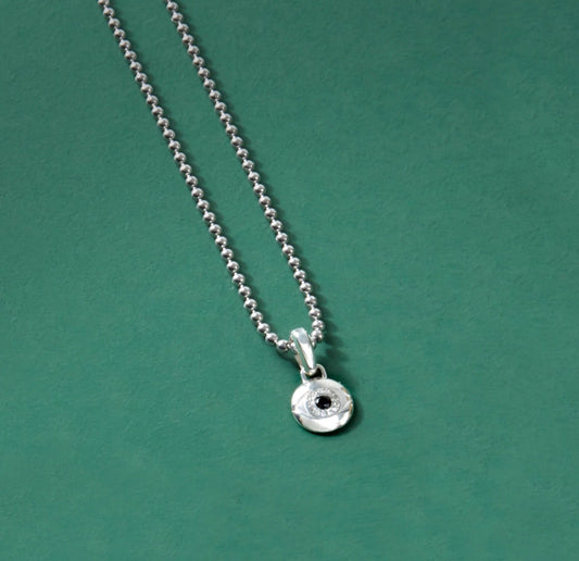 Gental Gems by Karat Kings | Unique Designed Evil Eye Pendant |  Sterling Silver Pendant | Men's Jewelry | With Certificate of Authenticity and  Hallmark