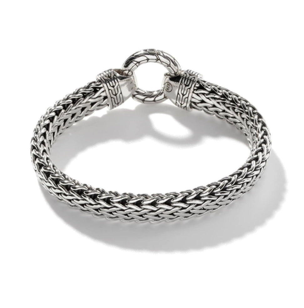Gental Gems by Karat Kings | Classic Chain Ring Clasp Bracelet for Men |  Sterling Silver Bracelet | Men's Jewelry | With Certificate of Authenticity and  Hallmark