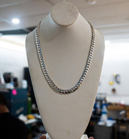Gental Gems by Karat Kings | 10mm Wide Solid Miami Cuban Link Chain | 925 Sterling Silver Chain Jewelry Authenticity and 925