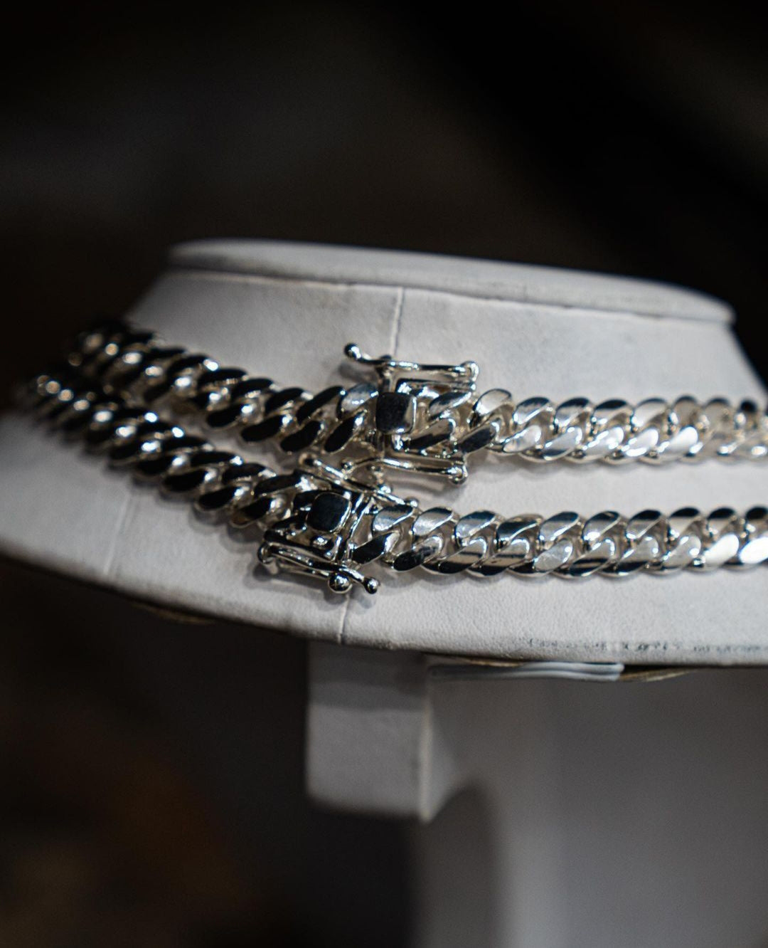 Gental Gems by Karat Kings | 14mm Wide Solid Miami Cuban Link Chain |  Sterling Silver Chain
