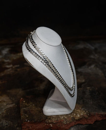 Gental Gems by Karat Kings | 14mm Wide Solid Miami Cuban Link Chain |  Sterling Silver Chain