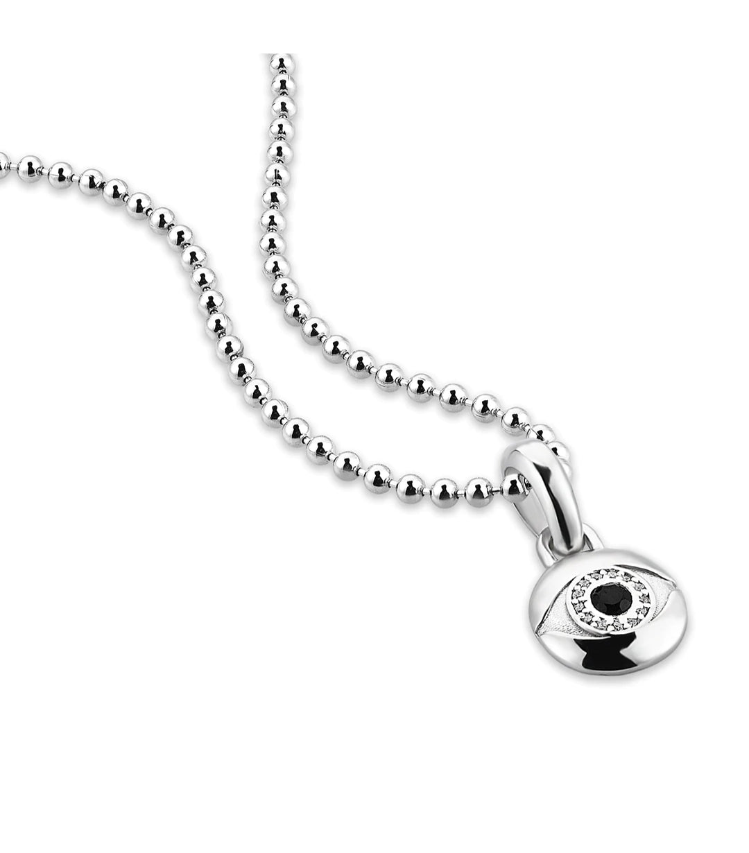 Gental Gems by Karat Kings | Unique Designed Evil Eye Pendant |  Sterling Silver Pendant