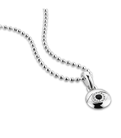 Gental Gems by Karat Kings | Unique Designed Evil Eye Pendant |  Sterling Silver Pendant