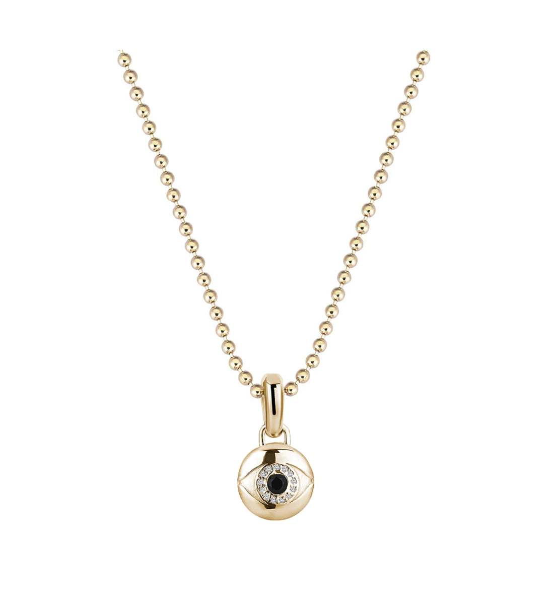 Gental Gems by Karat Kings | Unique Designed Evil Eye Pendant |  Sterling Silver Pendant