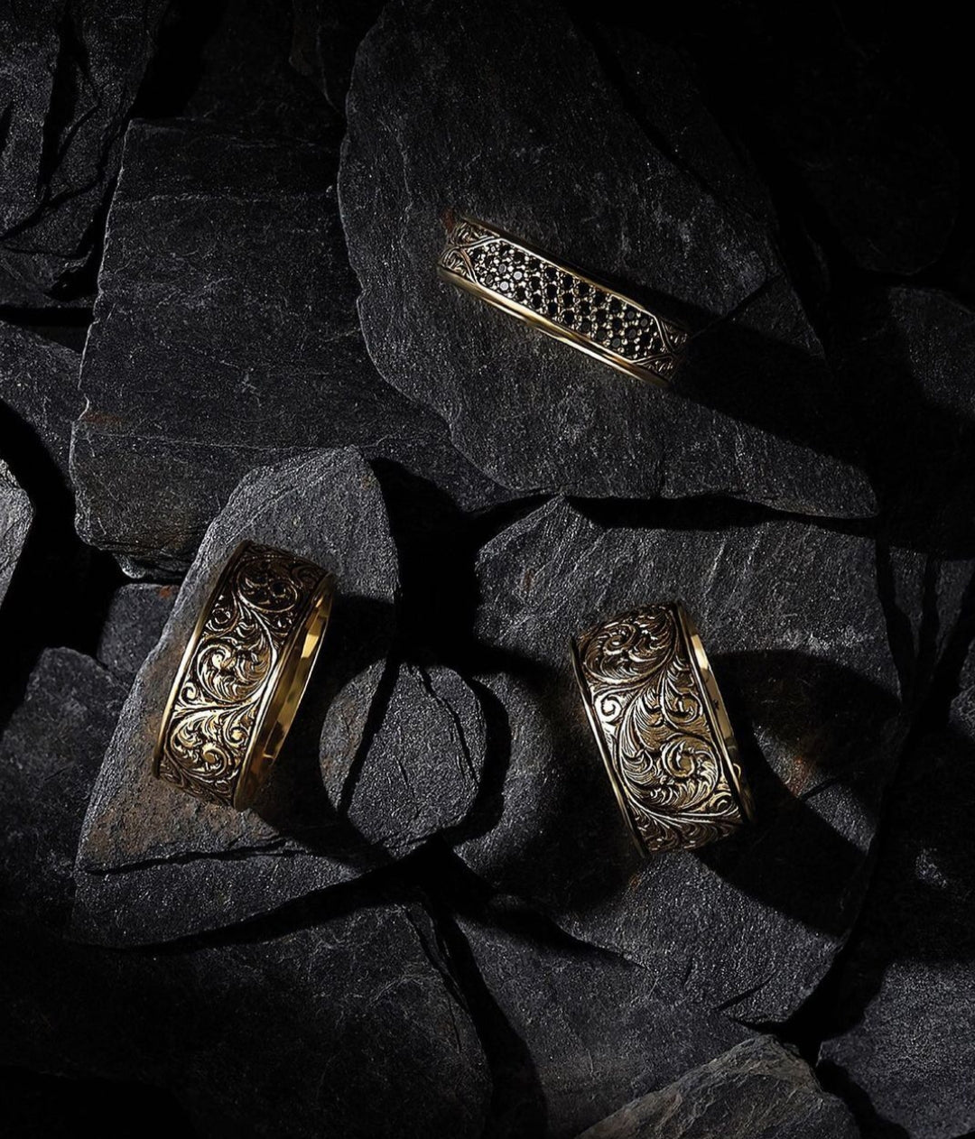 Gental Gems by Karat Kings | Exclusive Premium Classic Band Ring for Men, Oxidized Sterling Silver  Ring | Jewellery for Men