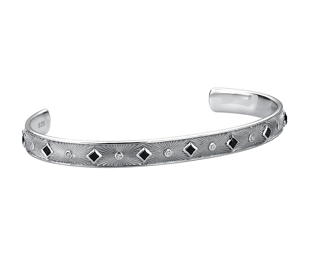 Exclusive Adjustable Sunbeam Cuff Style Bangle/kadaa/Handcuff |  Sterling Silver Bracelet Authenticity and