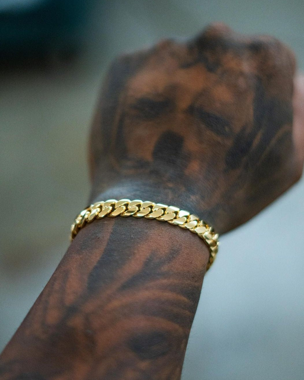 Gental Gems by Karat Kings | 10mm Wide Solid Miami Cuban Link Bracelet |  Gold Micron Plated  Sterling Silver Bracelet | Men's Jewelry | With Certificate of Authenticity and  Hallmark