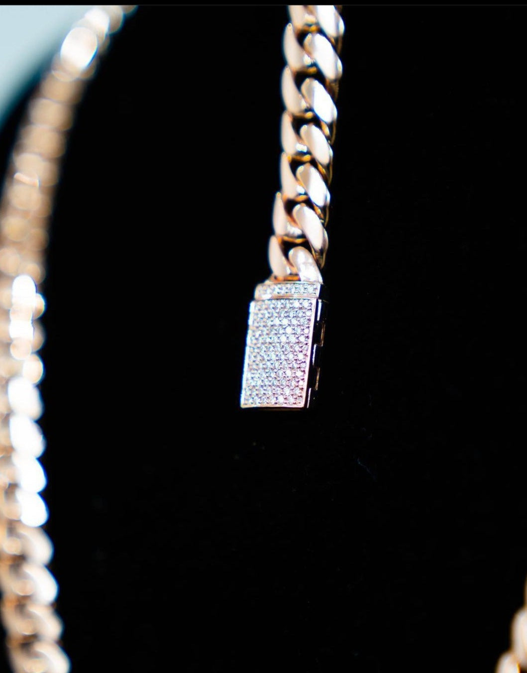 Gental Gems by Karat Kings | Solid 14mm Miami Cuban Link Bracelet with Iced Lock |  Gold Micron Plated on  Sterling Silver Bracelet with AAA+ Quality Swarovski Diamonds