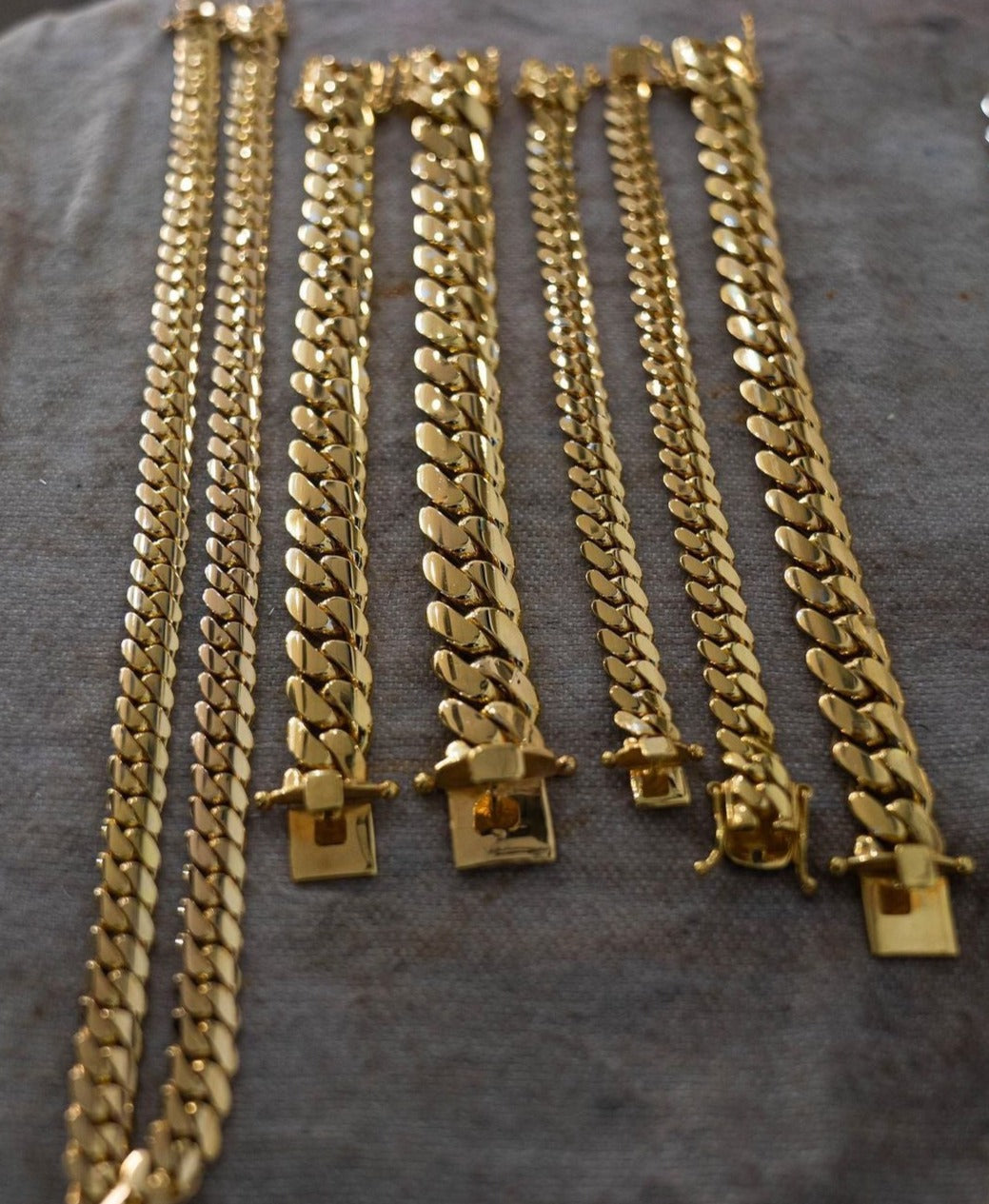 Gental Gems by Karat Kings | 14mm Wide Solid Miami Cuban Link Bracelet |  Gold Micron Plated  Sterling Silver Bracelet
