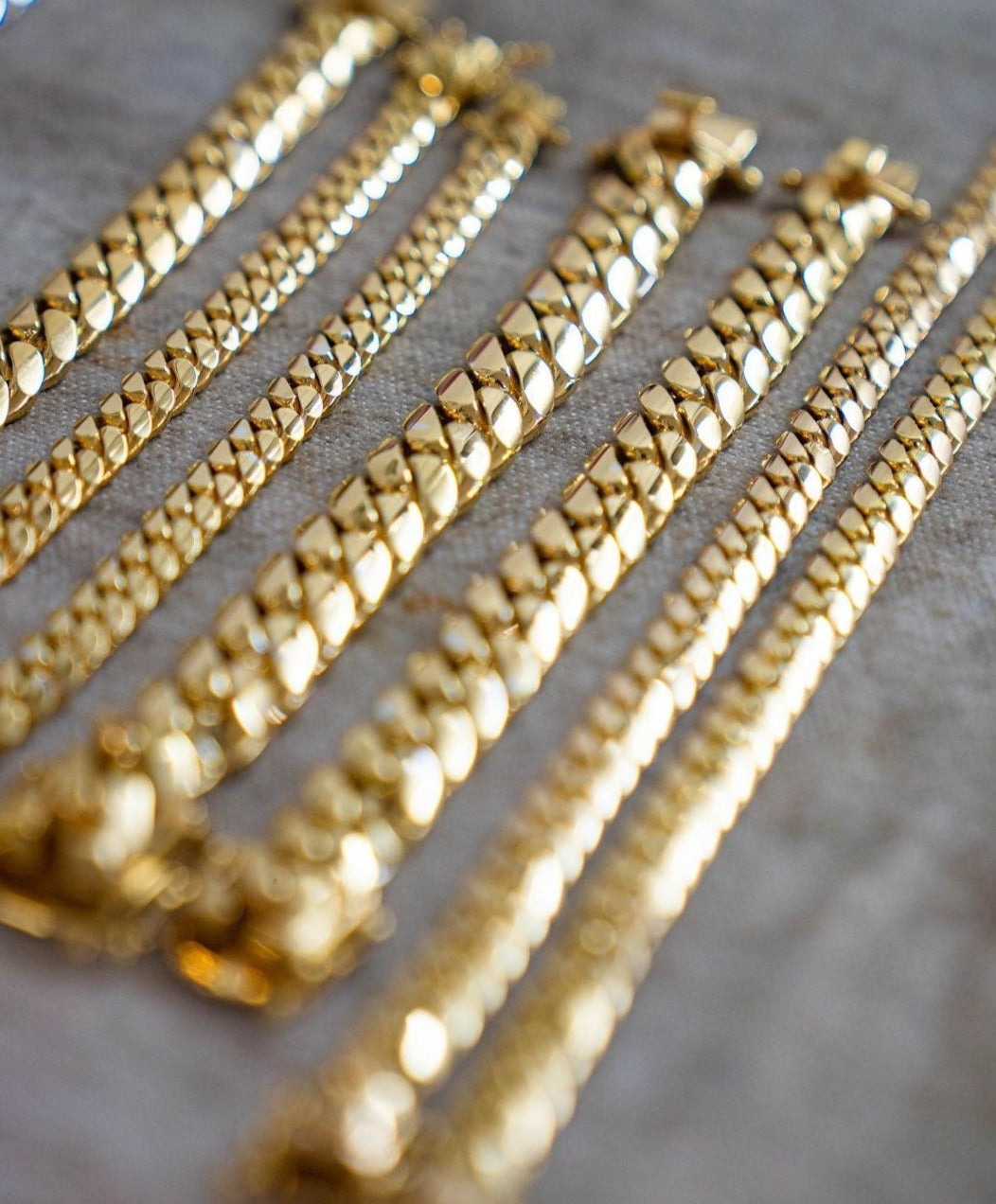 Gental Gems by Karat Kings | 14mm Wide Solid Miami Cuban Link Bracelet |  Gold Micron Plated  Sterling Silver Bracelet