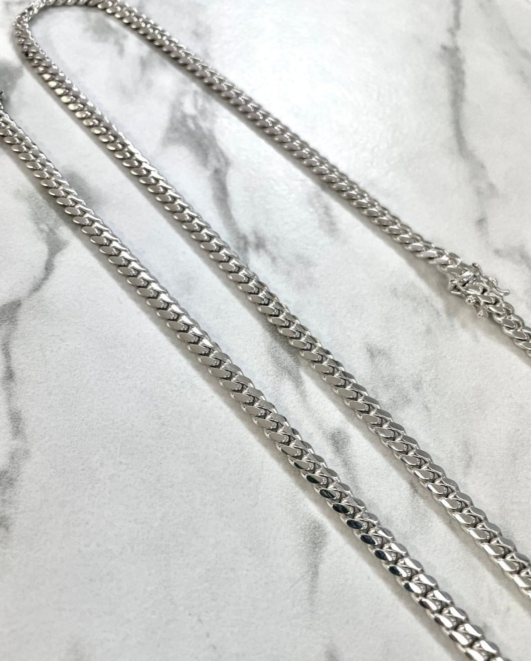 Gental Gems by Karat Kings | 10mm Wide Solid Miami Cuban Link Chain |  Sterling Silver Chain