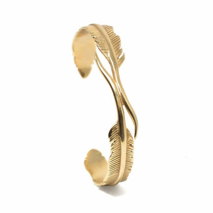 Gental Gems by Karat Kings | Unique Adjustable Feather Style Bangle/kadaa/Handcuff for Men & Boys |  Sterling Silver Bracelet