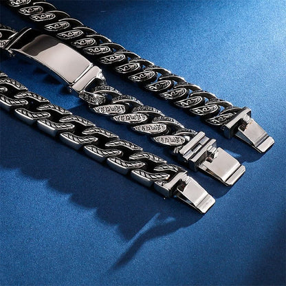Gental Gems by Karat Kings | Unique Retro Silver Oxidized Bracelet for Men |  Sterling Silver Bracelet | Men's Jewelry | With Certificate of Authenticity and  Hallmark