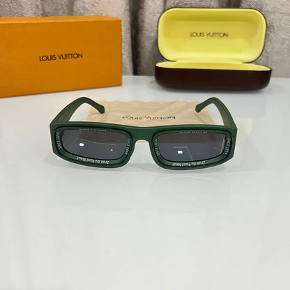SUNGLASS OLIVE GREEN LUXURY SHADE WITH ELEGANT OG KIT