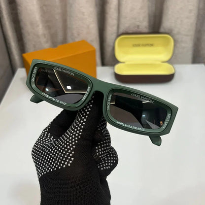 SUNGLASS OLIVE GREEN LUXURY SHADE WITH ELEGANT OG KIT