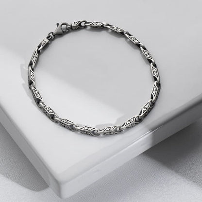 5mm, solid, wide Hand Engraved Vintage Oxidized Bracelet | 40g,  Sterling Silver Bracelet | With Certificate of Authenticity and  Hallmark