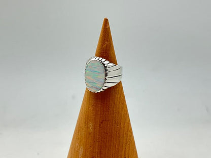Unique Designed Turkish Style Ring with 12ct Fire Australian Opal |  Sterling Silver Oxidized Ring Authenticity and