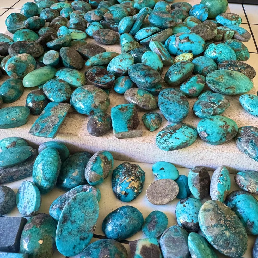 Gental Gems by Karat Kings | Unique Designed Turkish Style Ring with Natural Turquoise (Firoza)|  Sterling Silver Oxidized Ring | Men's Jewelry | With Certificate of Authenticity and  Hallmark