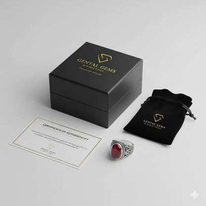 Turkish Yellow Agate Big Stone Men's Handmade Vintage Design Aqeeq Ring