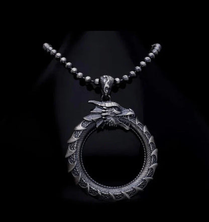 Gental Gems by Karat Kings | Unique Dragon Pendant for Men |  Sterling Silver Pendant| Men's Jewelry | With Certificate of Authenticity and  Hallmark