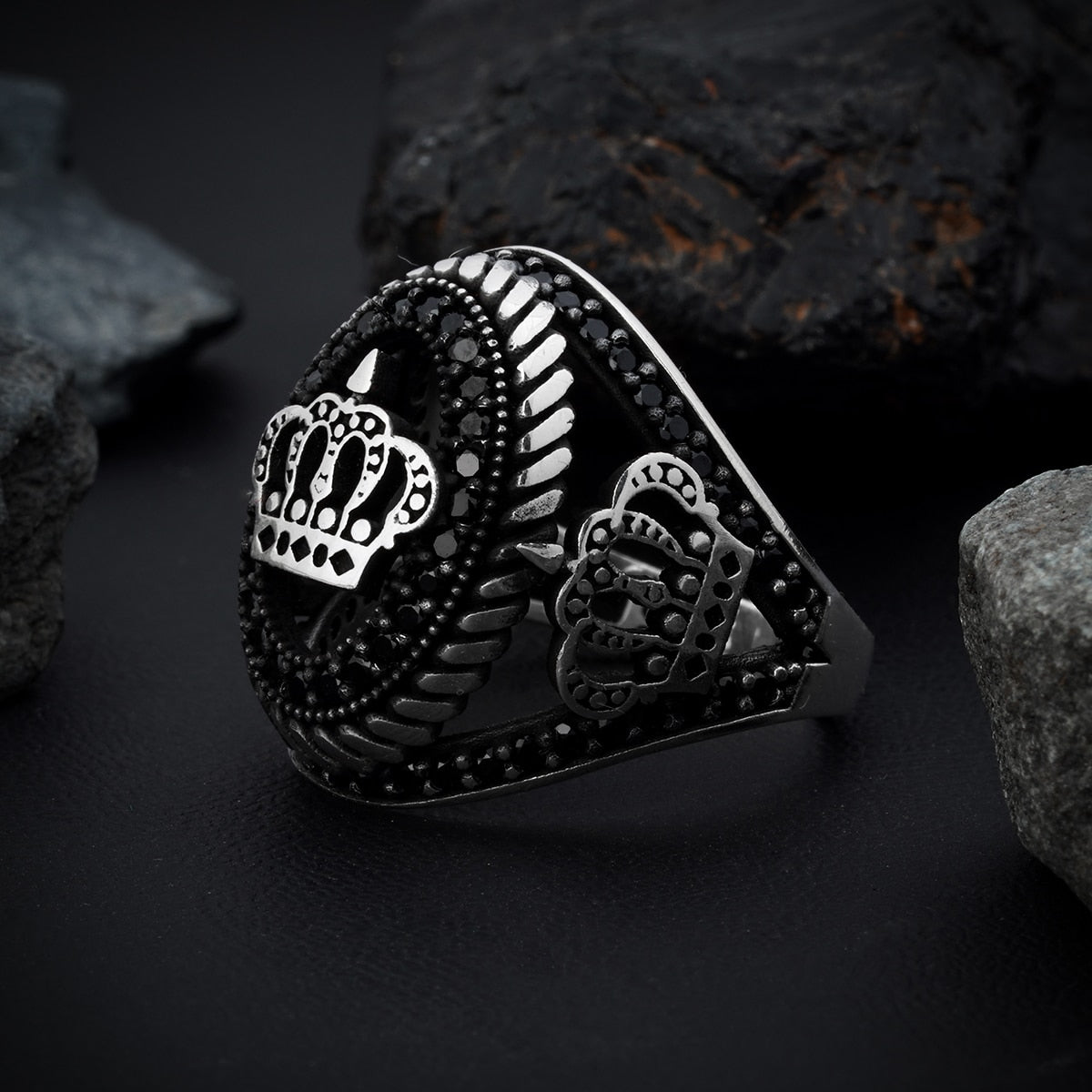 Zircon Real Madrid Crown Handmade Ring