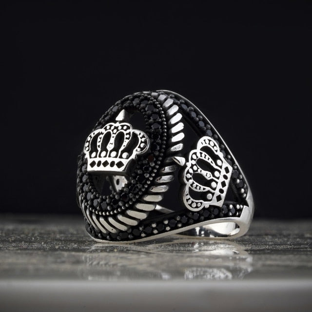 Zircon Real Madrid Crown Handmade Ring