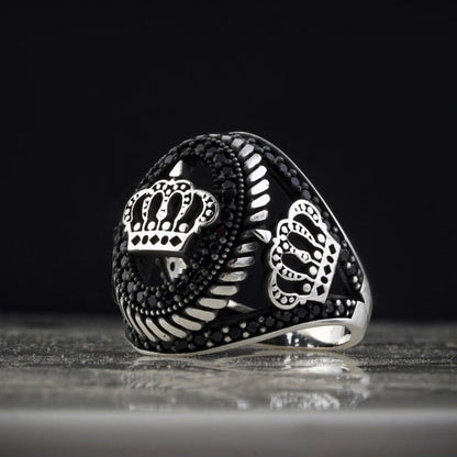 Zircon Real Madrid Crown Handmade Ring