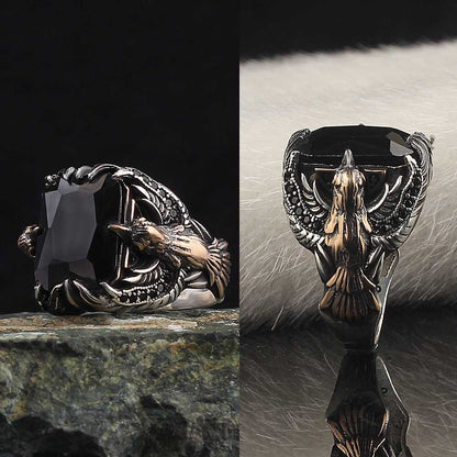 Eagle Design Zircon Ring