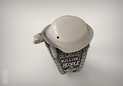 Gental Gems by Karat Kings | Antique Designed Turtle Ring |  Sterling Silver Oxidized Ring | Men's Jewelry | With Certificate of Authenticity and  Hallmark