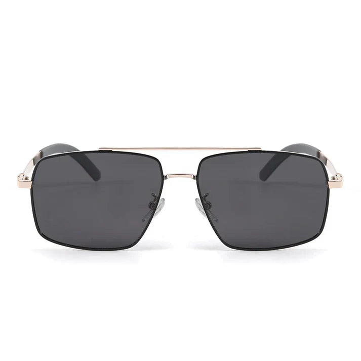 Gold Frame with Black Lens Sunglasses