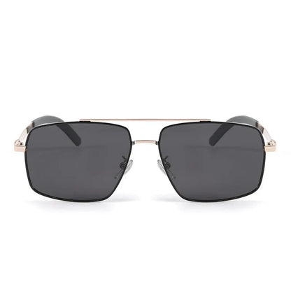 Gold Frame with Black Lens Sunglasses